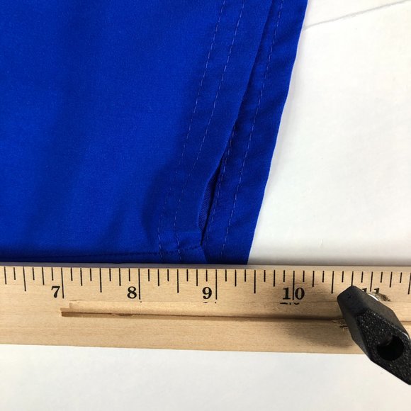 Nike Swim Shorts Men's Medium Blue & Silver Performance Swimming Trunks - Picture 9 of 11